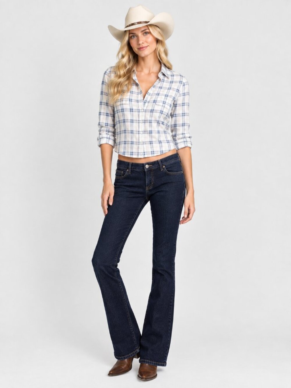 2/$30 J. Jill Authentic Low Waist Bootcut Jeans Dark Ink 14 Tall #A4637